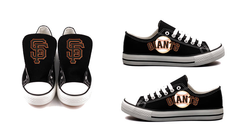 Women's San Francisco Giants Repeat Print Low Top Sneakers 003